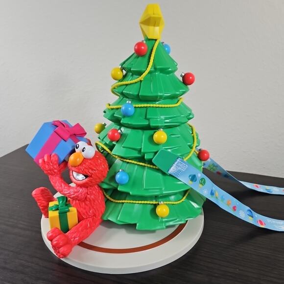 Busch Gardens 2023 Elmo Christmas Tree Present Holiday Popcorn Bucket NEW - Picture 6 of 12